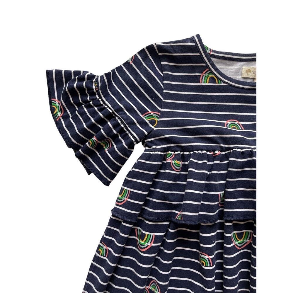 Tucker + Tate Striped Rainbow Dress Size 5 - Picture 2 of 4